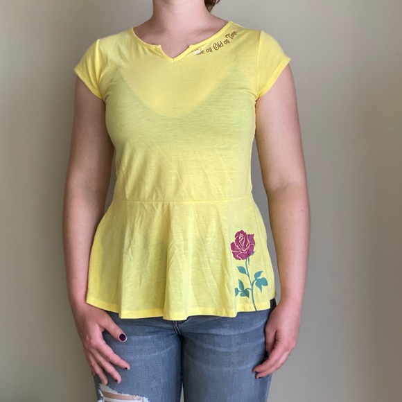 Disney Princess Belle Top. Authentic Beauty & the Beast Ball Gown Style Tunic - Picture 3 of 12